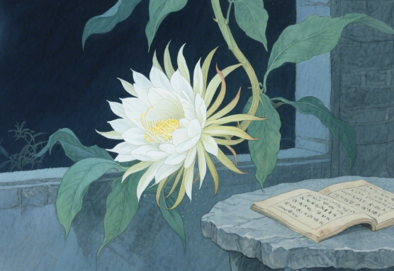 关于昙花的诗句