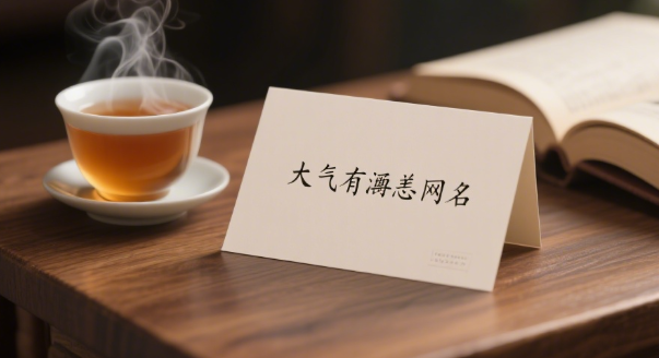 大气有涵养的网名