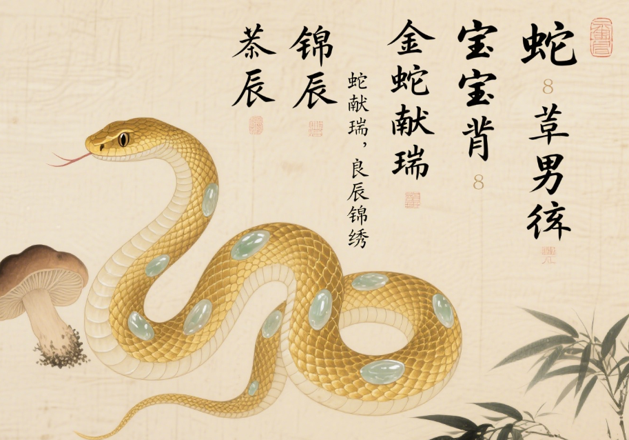 蛇宝宝男孩取名大全