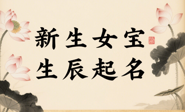女宝宝取名字生辰八字起名2025