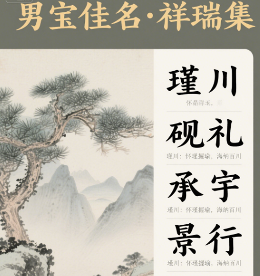 给小宝宝取名字