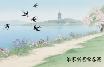 钱塘湖春行古诗