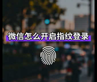 微信怎么开启指纹登录