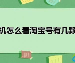 手机怎么看淘宝号有几颗心